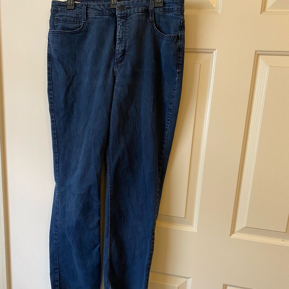 Jones New York Women's Straight Leg Jeans - Dark Blue